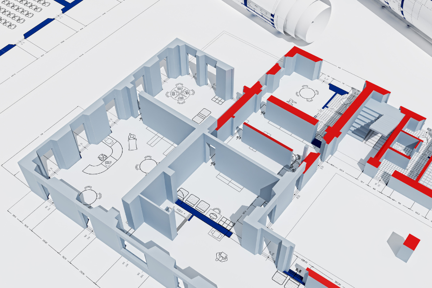 Projeto Arquitetônico de um Sobrado no AutoCAD